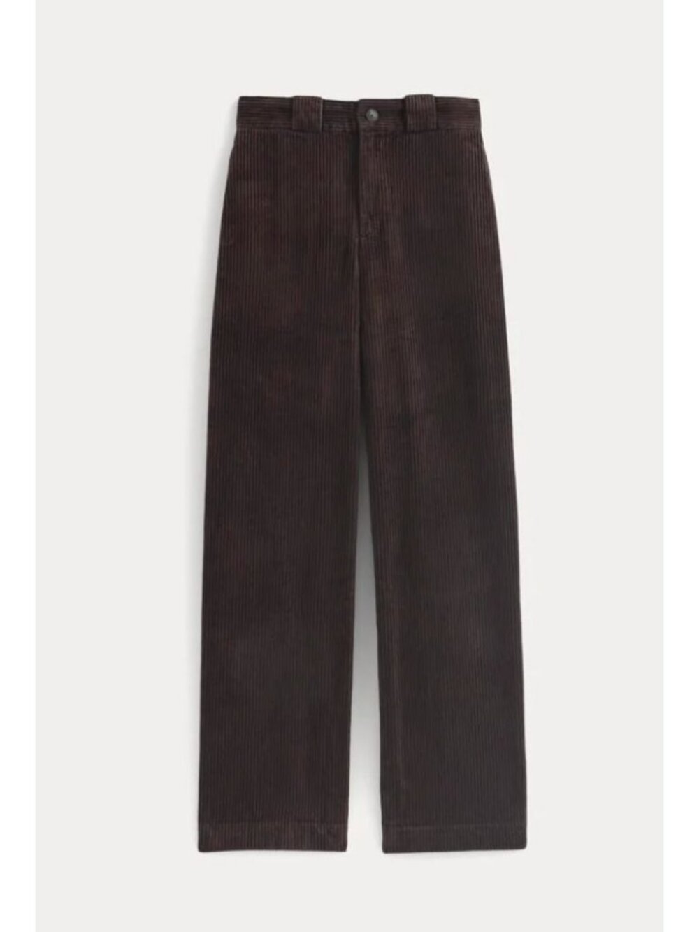 Everlane Corduroy Wide-Leg Trouser Women's Size 2 in Dark Chocolate Brown NWT!